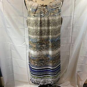 Dana Buchman Sleeveless Dress Midi